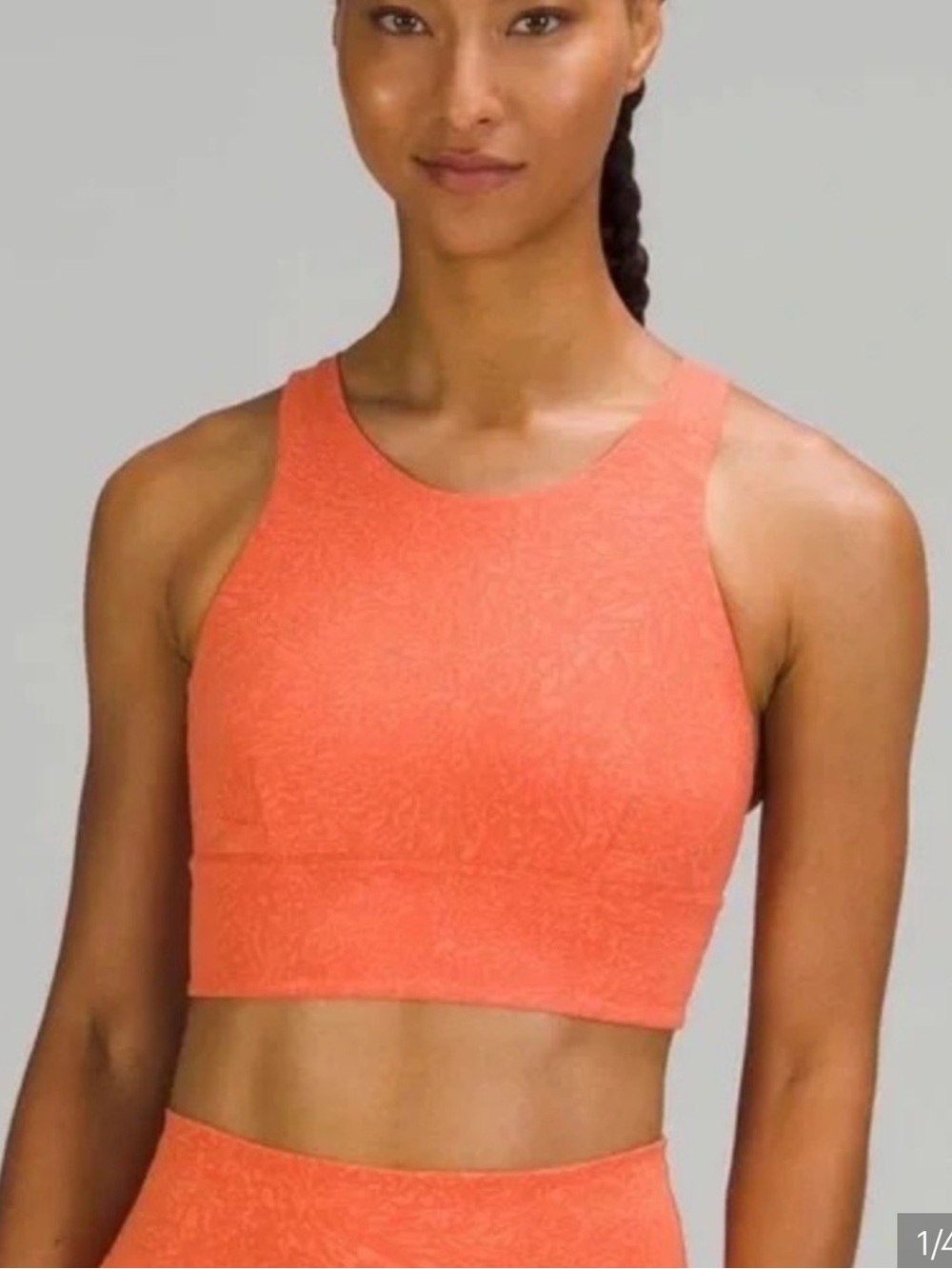 Lululemon long line High Neck Sports Bra 4